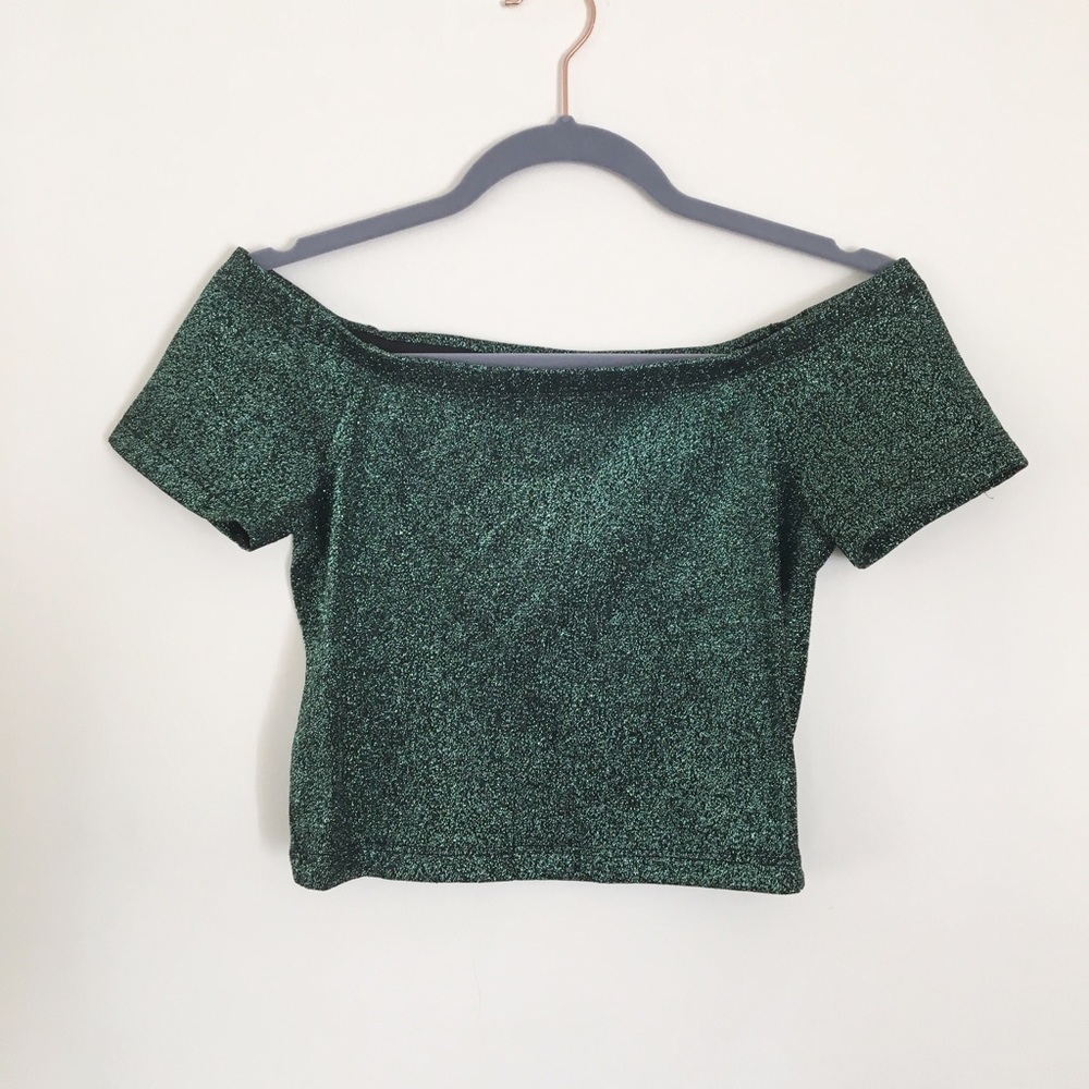 Sparkly crop top